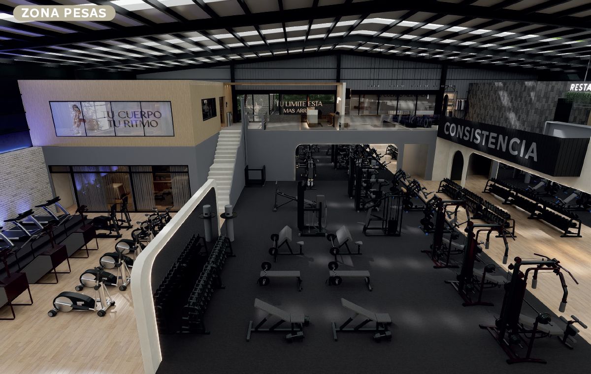 Área de entrenamiento de Altura Vida Wellness